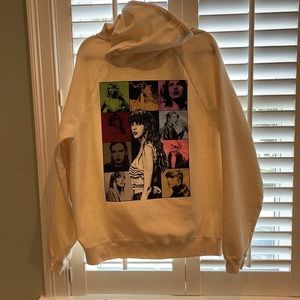 Taylor Swift Eras Tour cream sweatshirt XL